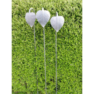 Catalpa Leaf Stakes – Set of 3