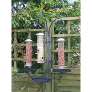 Treble Bird Feeder Bracket with Trays